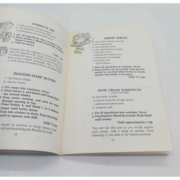 Your Waring Cookbook The Pleasure of Blending 7 Speed Blender Booklet 1969 Vtg - Picture 3 of 8